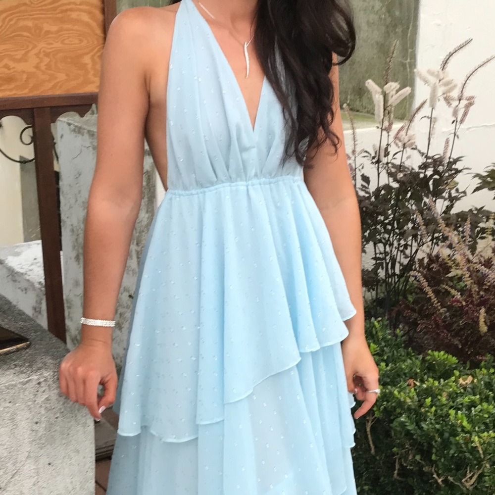 ISO Michael Costello X Revolve Valentina gown